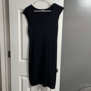 Express Jeweled Shoulder Sweater Dress